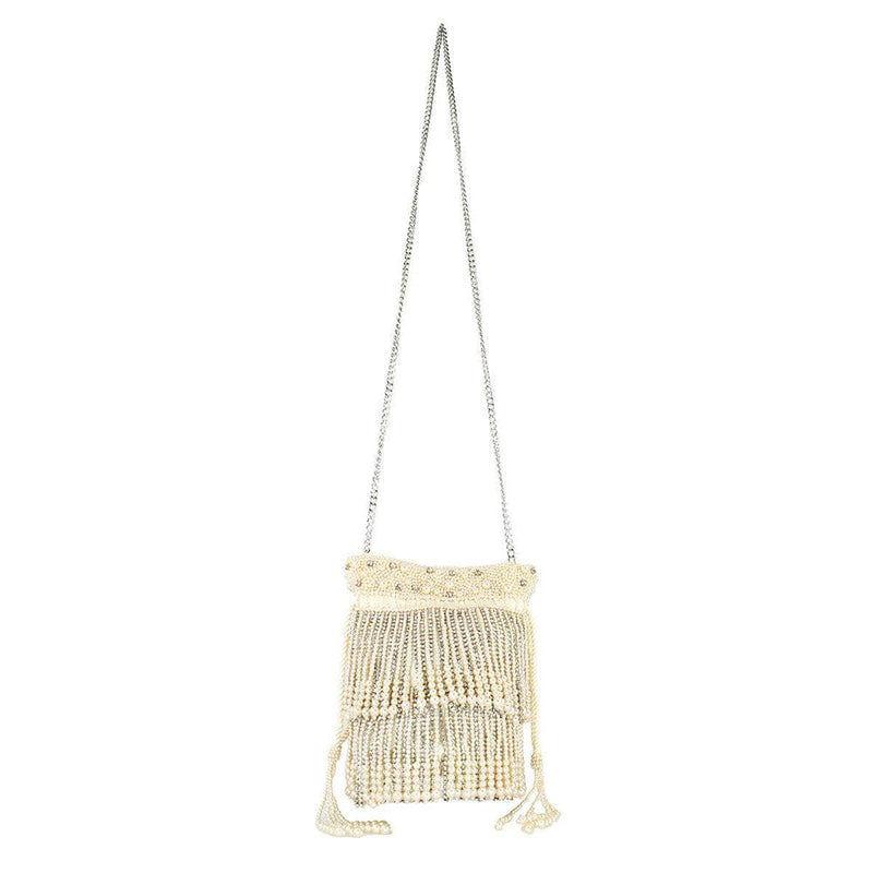 Quirks! Mary Frances Handbags Elegance Crossbody Drawstring Handbag by Mary Frances