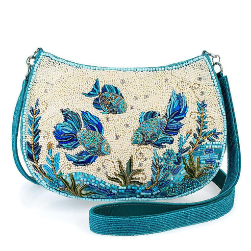 Quirks! Mary Frances Handbags Fish Harmony Crossbody Handbag by Mary Frances