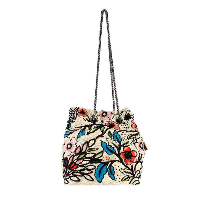 Quirks! Mary Frances Handbags Flower Child Convertible Crossbody/Shoulder Handbag by Mary Frances