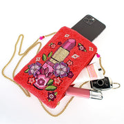 Quirks! Mary Frances Handbags Glamour Girl Crossbody Phone Bag by Mary Frances