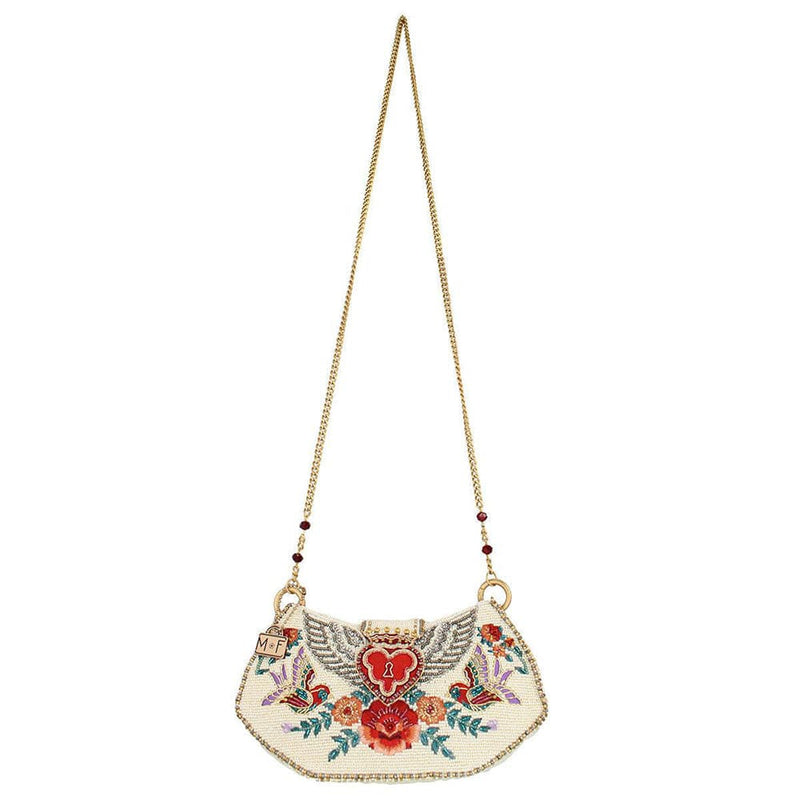 Quirks! Mary Frances Handbags Keepsake Crossbody Handbag by Mary Frances