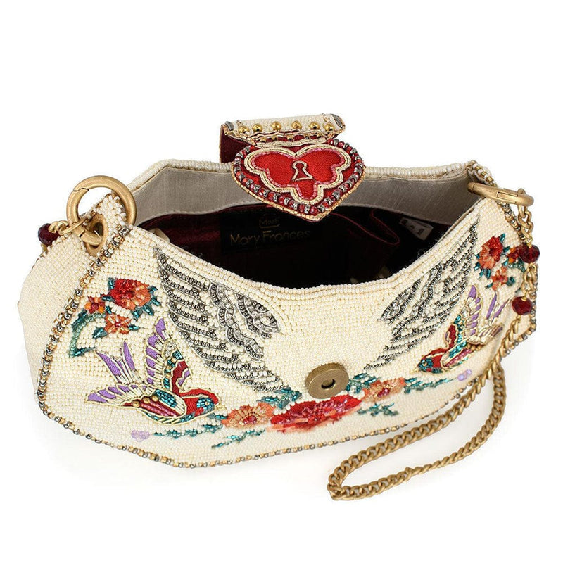 Quirks! Mary Frances Handbags Keepsake Crossbody Handbag by Mary Frances