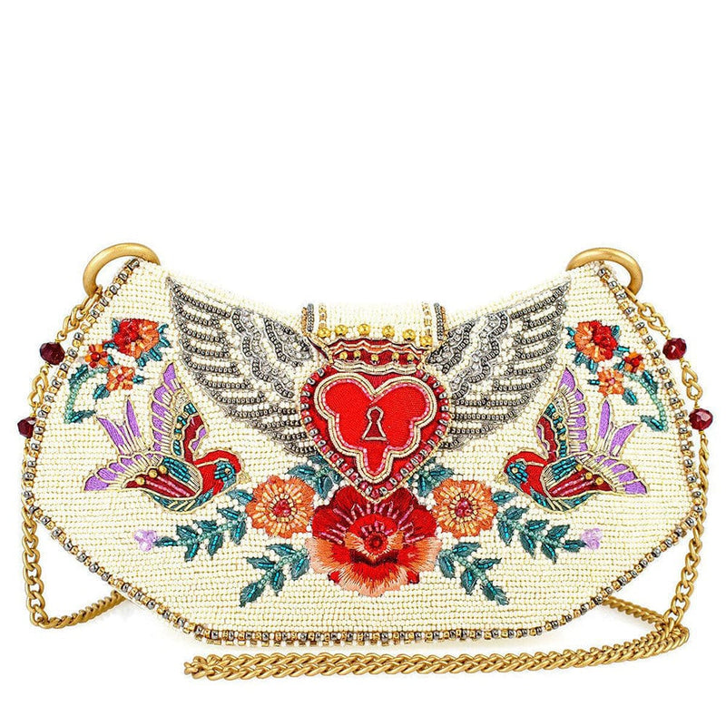 Quirks! Mary Frances Handbags Keepsake Crossbody Handbag by Mary Frances