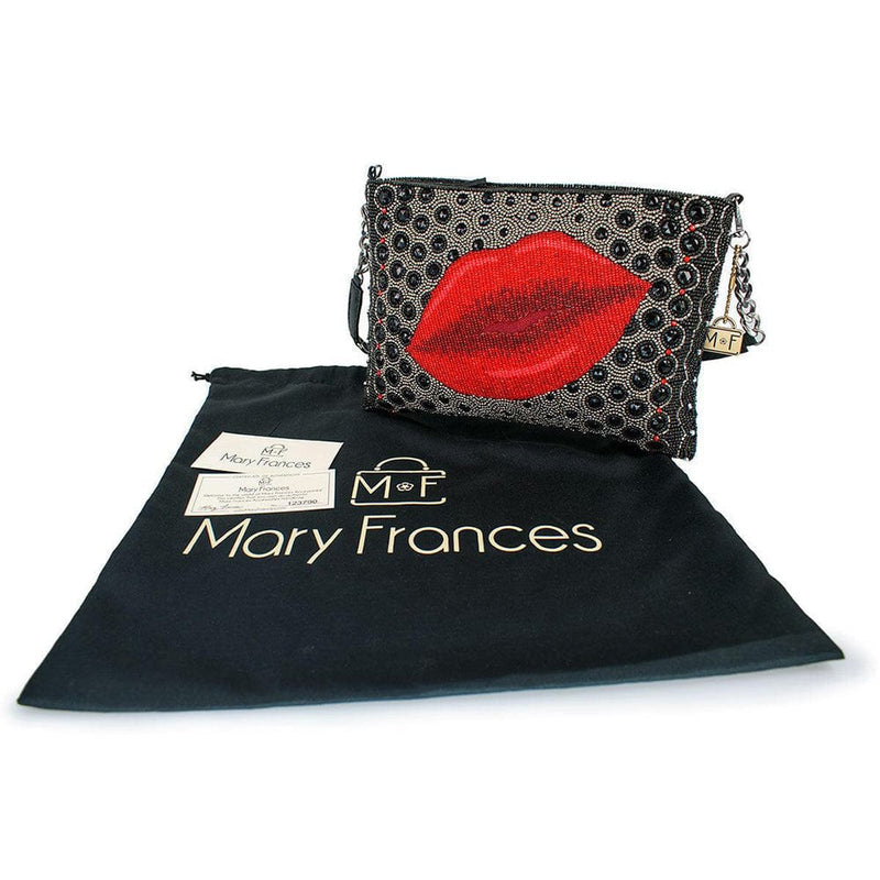 Quirks! Mary Frances Handbags Kiss Crossbody Handbag by Mary Frances