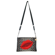 Quirks! Mary Frances Handbags Kiss Crossbody Handbag by Mary Frances