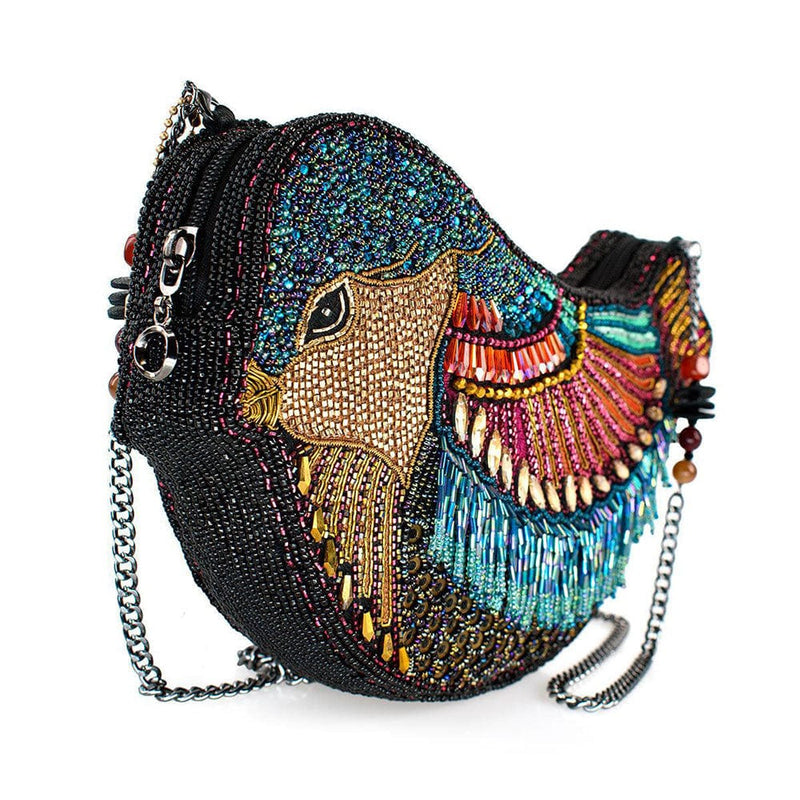 Quirks! Mary Frances Handbags Lustrous Wings Crossbody Handbag by Mary Frances