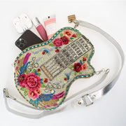 Quirks! Mary Frances Handbags Metallic Melody Crossbody Handbag by Mary Frances