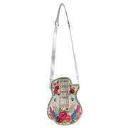 Quirks! Mary Frances Handbags Metallic Melody Crossbody Handbag by Mary Frances