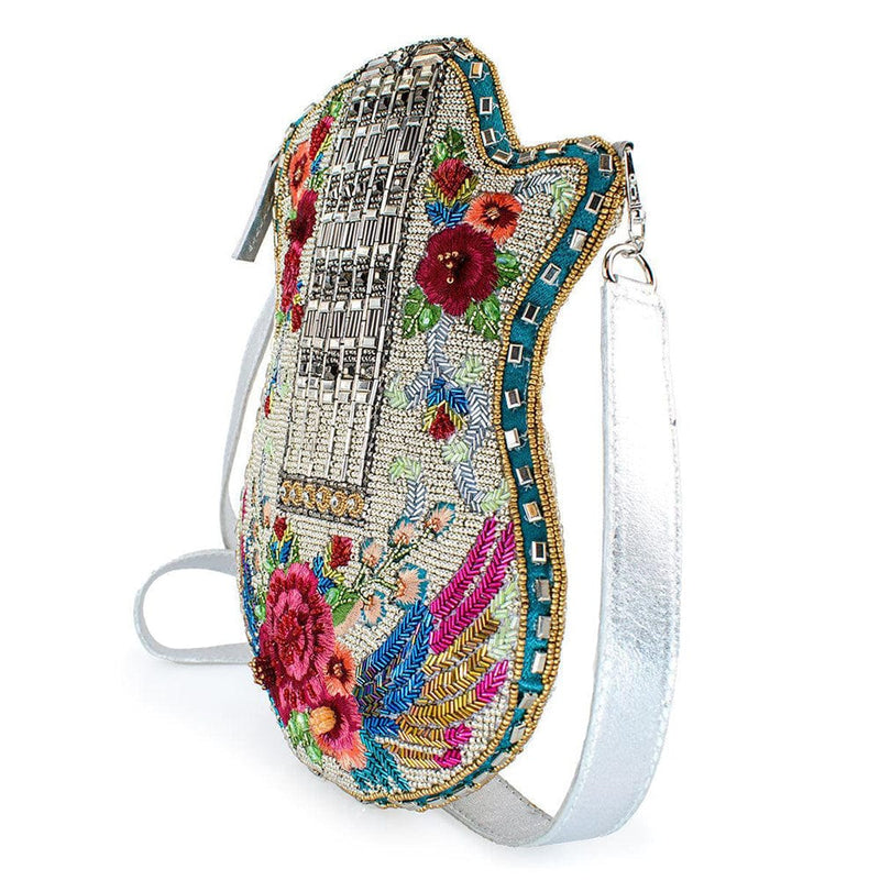 Quirks! Mary Frances Handbags Metallic Melody Crossbody Handbag by Mary Frances