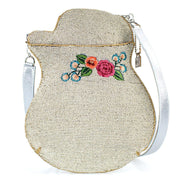 Quirks! Mary Frances Handbags Metallic Melody Crossbody Handbag by Mary Frances