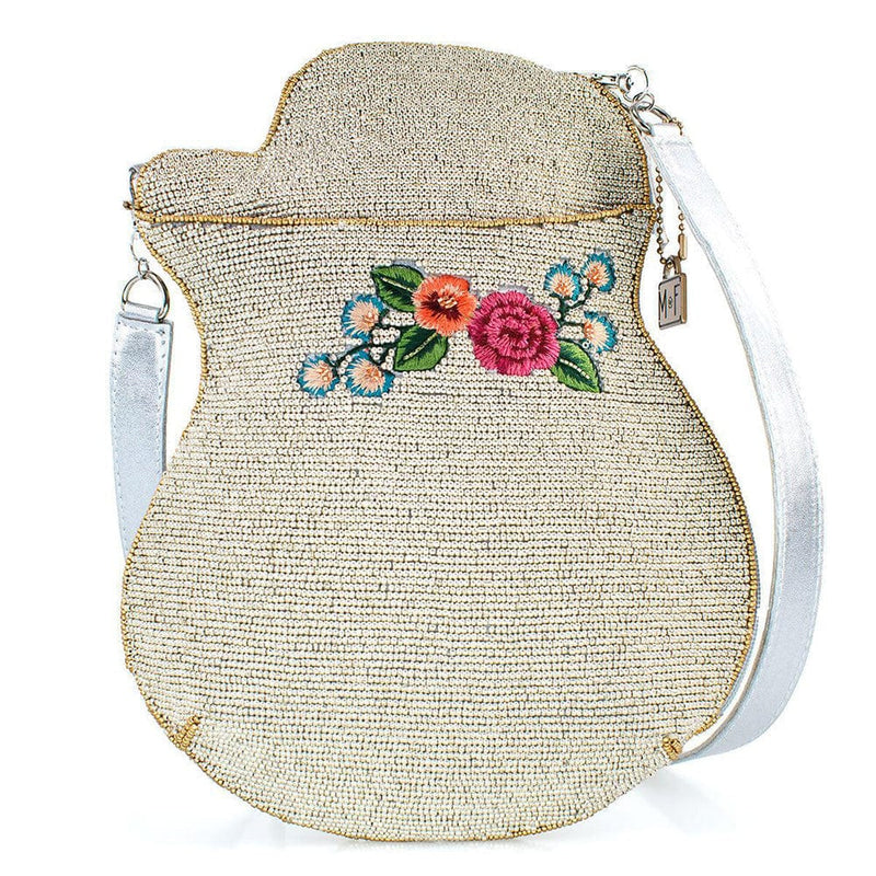 Quirks! Mary Frances Handbags Metallic Melody Crossbody Handbag by Mary Frances