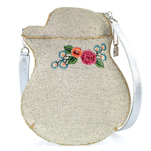 Quirks! Mary Frances Handbags Metallic Melody Crossbody Handbag by Mary Frances