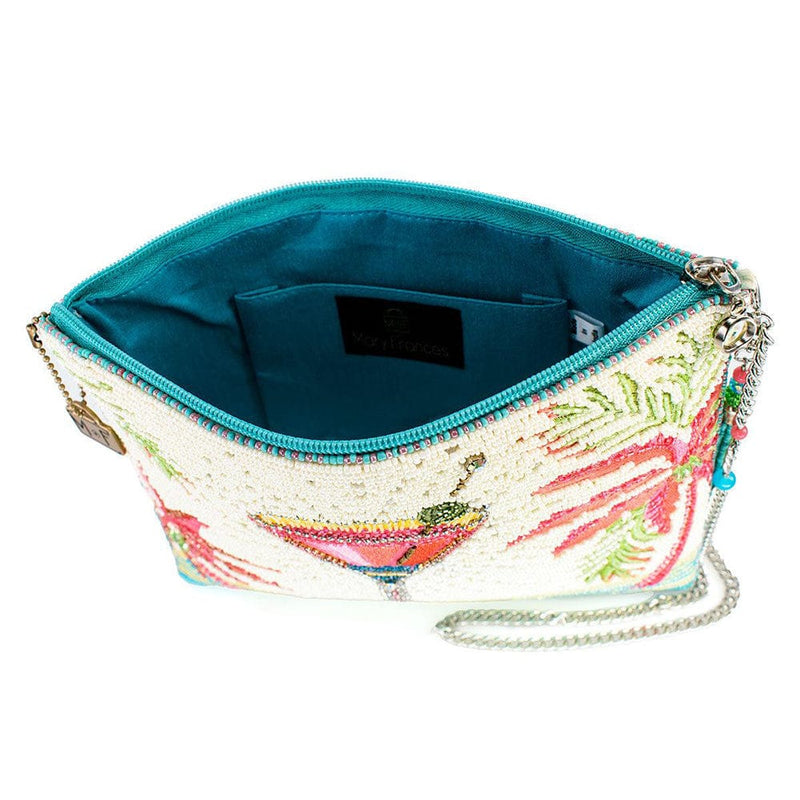 Quirks! Mary Frances Handbags Palm Paradise Crossbody Handbag by Mary Frances