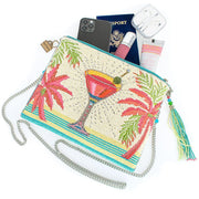 Quirks! Mary Frances Handbags Palm Paradise Crossbody Handbag by Mary Frances
