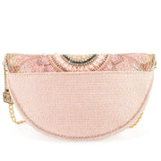 Quirks! Mary Frances Handbags Pink Petals Crossbody Handbag by Mary Frances