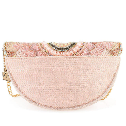 Quirks! Mary Frances Handbags Pink Petals Crossbody Handbag by Mary Frances