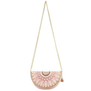 Quirks! Mary Frances Handbags Pink Petals Crossbody Handbag by Mary Frances