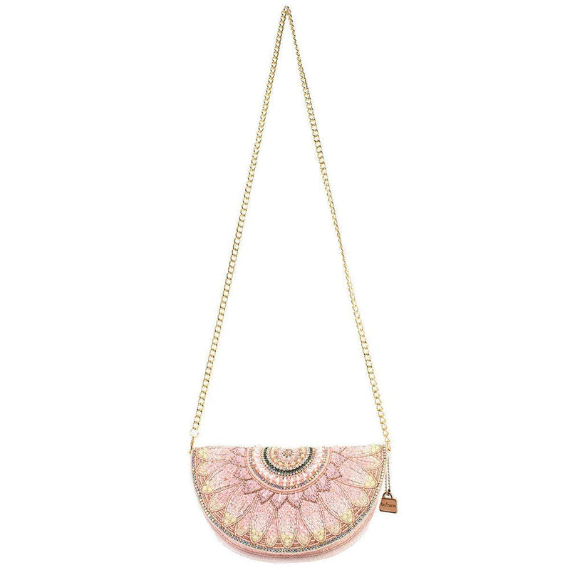 Quirks! Mary Frances Handbags Pink Petals Crossbody Handbag by Mary Frances