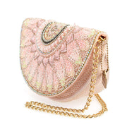 Quirks! Mary Frances Handbags Pink Petals Crossbody Handbag by Mary Frances