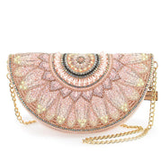 Quirks! Mary Frances Handbags Pink Petals Crossbody Handbag by Mary Frances