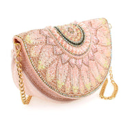 Quirks! Mary Frances Handbags Pink Petals Crossbody Handbag by Mary Frances