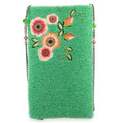 Quirks! Mary Frances Handbags Poppy Field Crossbody Phone Bag by Mary Frances