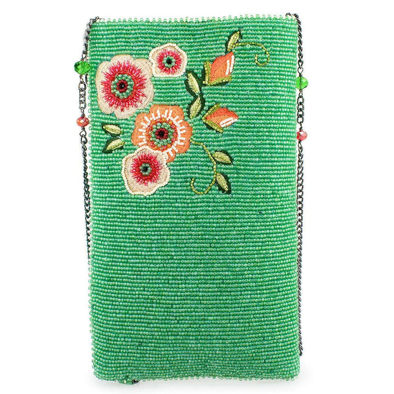 Quirks! Mary Frances Handbags Poppy Field Crossbody Phone Bag by Mary Frances