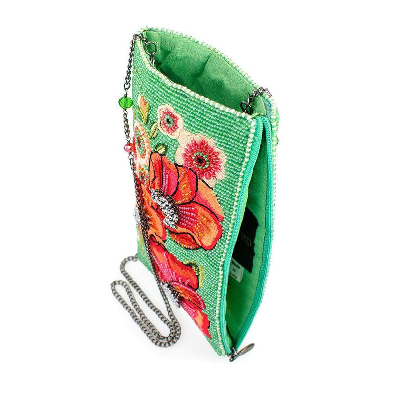 Quirks! Mary Frances Handbags Poppy Field Crossbody Phone Bag by Mary Frances