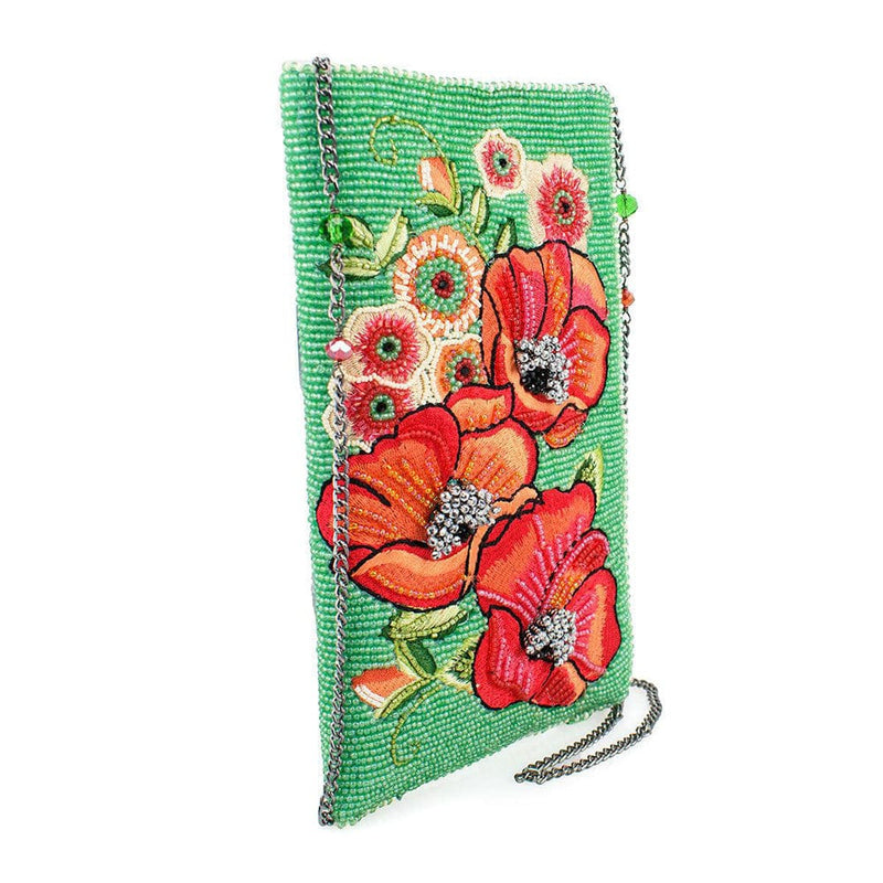Quirks! Mary Frances Handbags Poppy Field Crossbody Phone Bag by Mary Frances