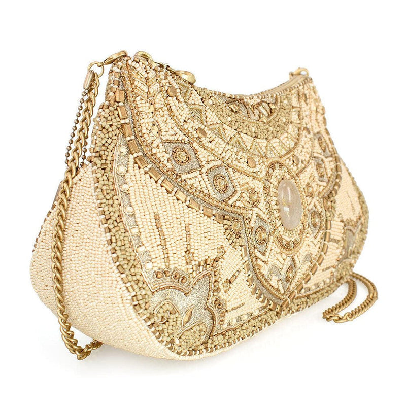 Quirks! Mary Frances Handbags Sand Dune Crossbody Handbag by Mary Frances