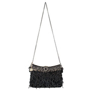Quirks! Mary Frances Handbags Shimmy, Black Crossbody Handbag by Mary Frances