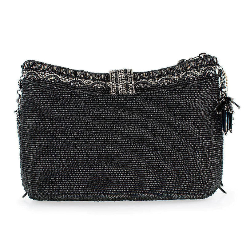 Quirks! Mary Frances Handbags Shimmy, Black Crossbody Handbag by Mary Frances