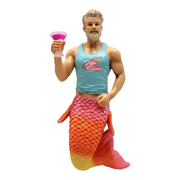 Quirks! Mermen Collectible Ornaments by December Diamonds Palm Springs Merman Collectible *NEW FOR 2025*