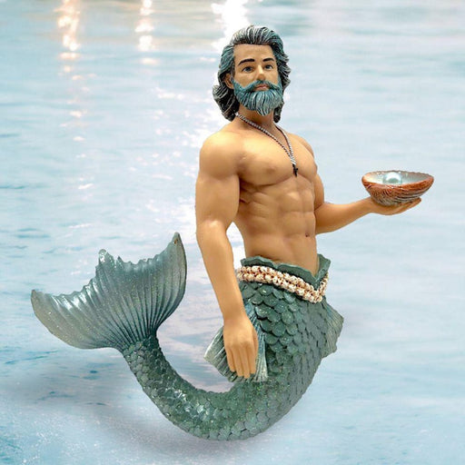 Quirks! Mermen Collectible Ornaments by December Diamonds Pearl Collector Merman Collectible *NEW FOR 2025*