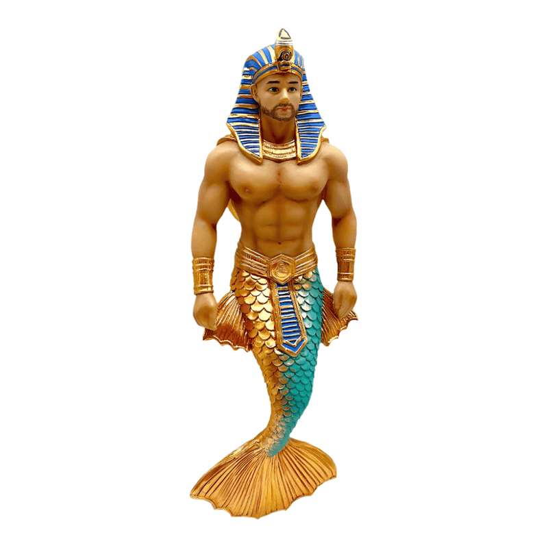 Quirks! Mermen Collectible Ornaments by December Diamonds Pharaoh Merman Collectible *NEW FOR 2025*