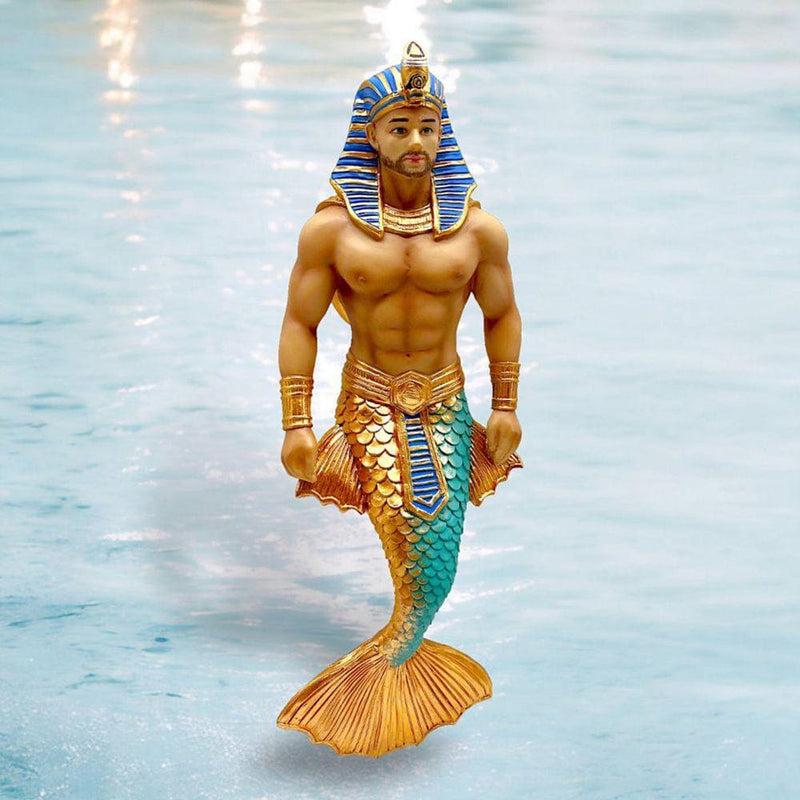 Quirks! Mermen Collectible Ornaments by December Diamonds Pharaoh Merman Collectible *NEW FOR 2025*