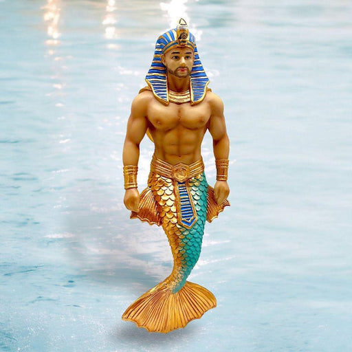 Quirks! Mermen Collectible Ornaments by December Diamonds Pharaoh Merman Collectible *NEW FOR 2025*