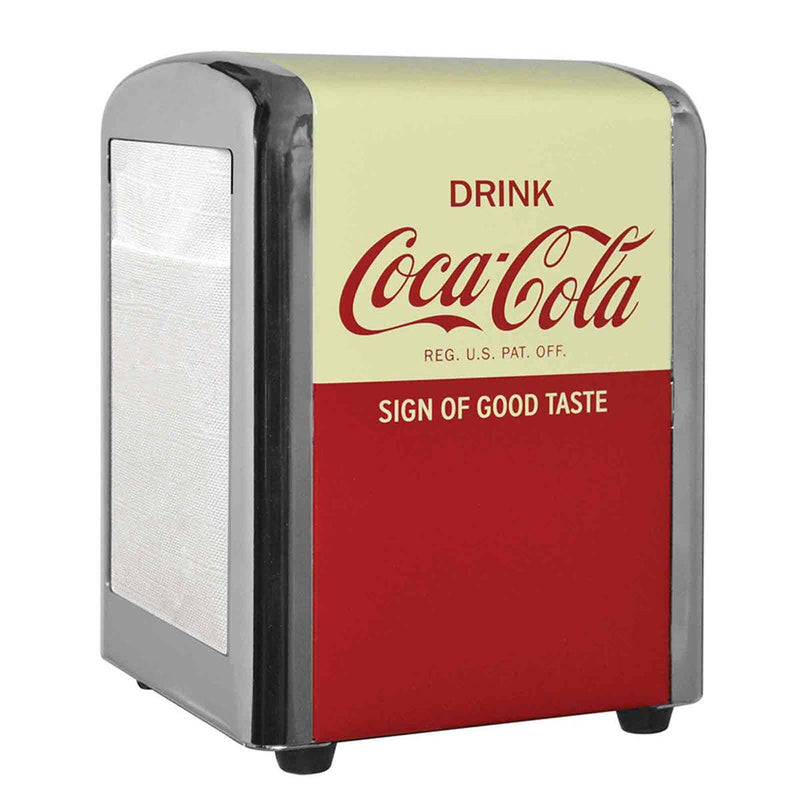 Quirks! napkin dispenser Nostalgic Coca-Cola Half Size Napkin Dispenser