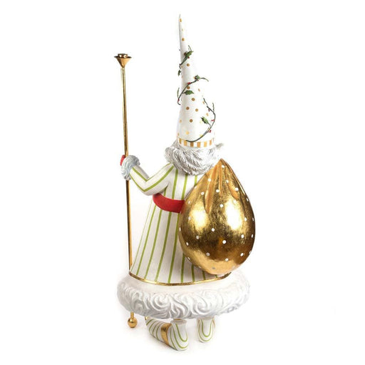 Quirks! Ornament Dash Away Candlelight Santa Display Figure by Patience Brewster