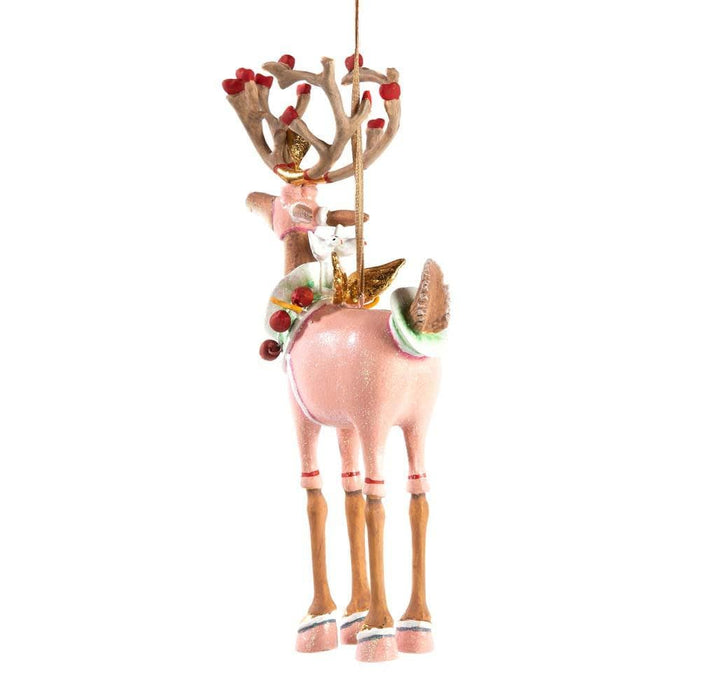 Quirks! Ornament Dash Away Cupid Reindeer Ornament by Patience Brewster