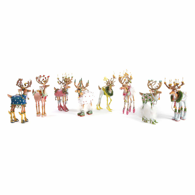 Quirks! ornament Dash Away Dancer Reindeer Ornament by Patience Brewster