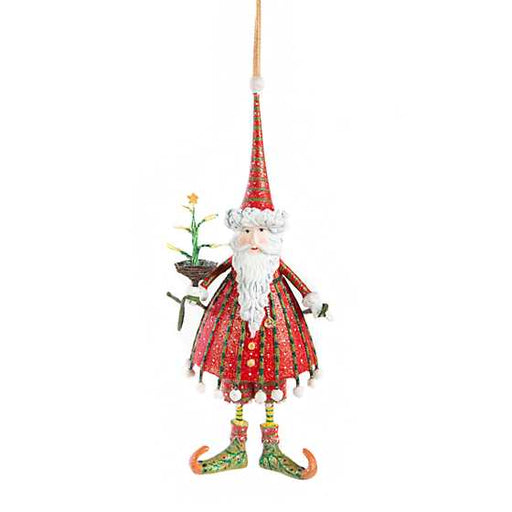 Quirks! Ornament Dash Away Dashing Santa Ornament by Patience Brewster