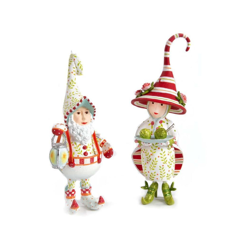Quirks! Ornament Dash Away Mrs. Santa's Elf Ornament by Patience Brewster