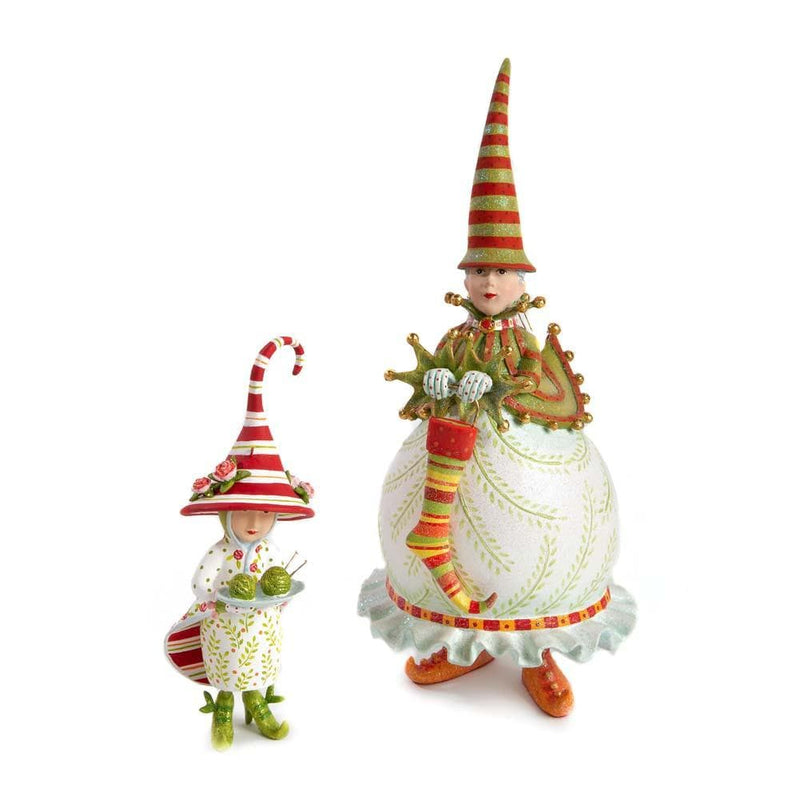 Quirks! Ornament Dash Away Mrs. Santa's Elf Ornament by Patience Brewster