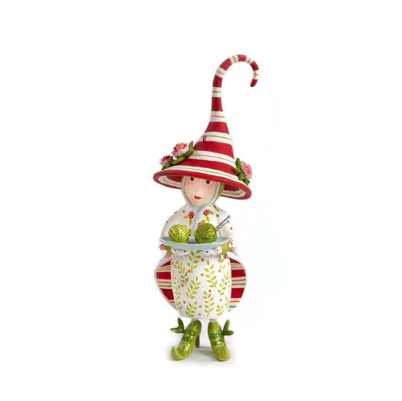 Quirks! Ornament Dash Away Mrs. Santa's Elf Ornament by Patience Brewster