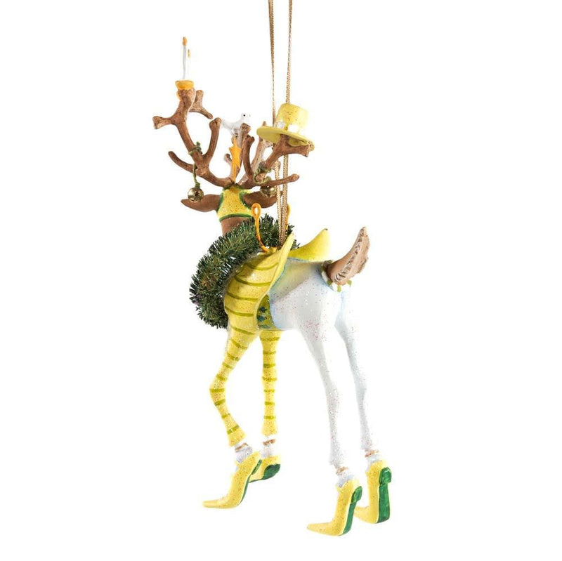 Quirks! Ornament Dash Away Prancer Reindeer Ornament by Patience Brewster
