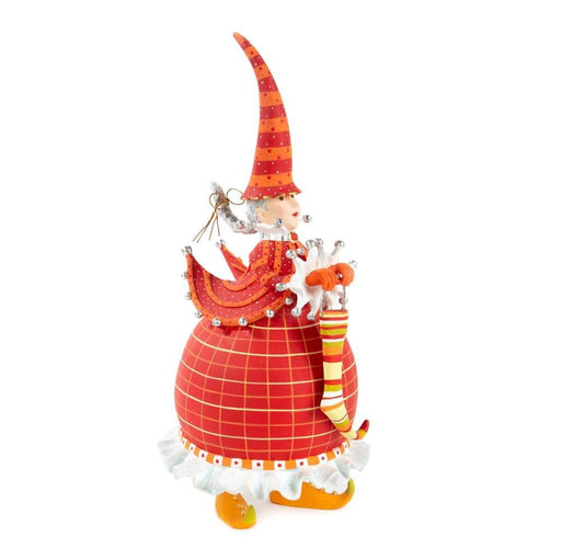 Quirks! Ornament Dash Away Red Mrs. Santa Figure by Patience Brewster