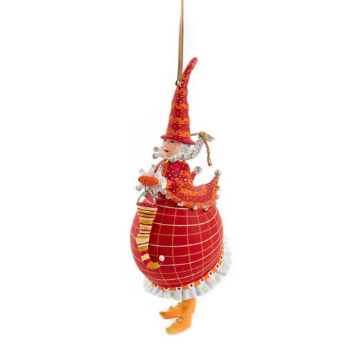 Quirks! Ornament Dash Away Red Mrs. Santa Ornament by Patience Brewster