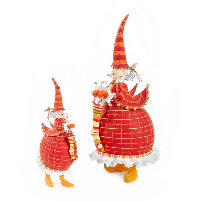 Quirks! Ornament Dash Away Red Mrs. Santa Ornament by Patience Brewster