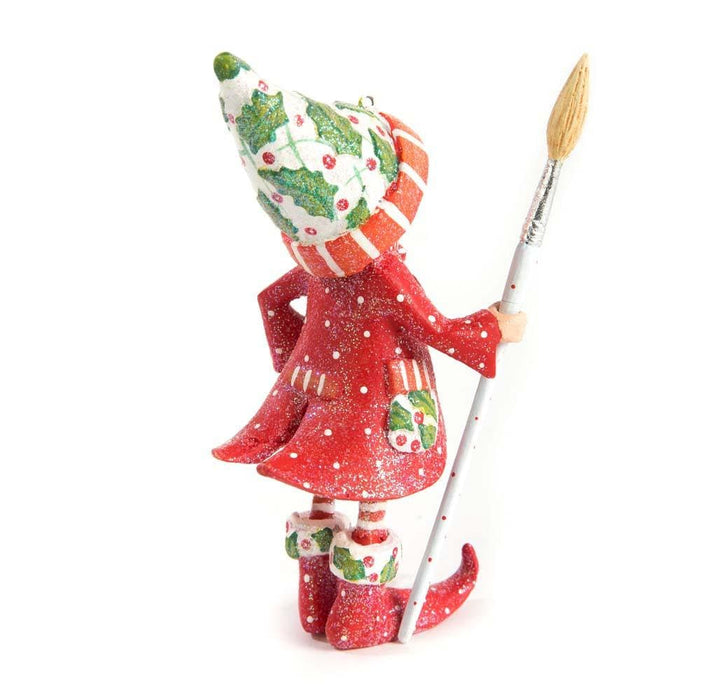 Quirks! Ornament Dash Away Vixen's Elf Ornament by Patience Brewster